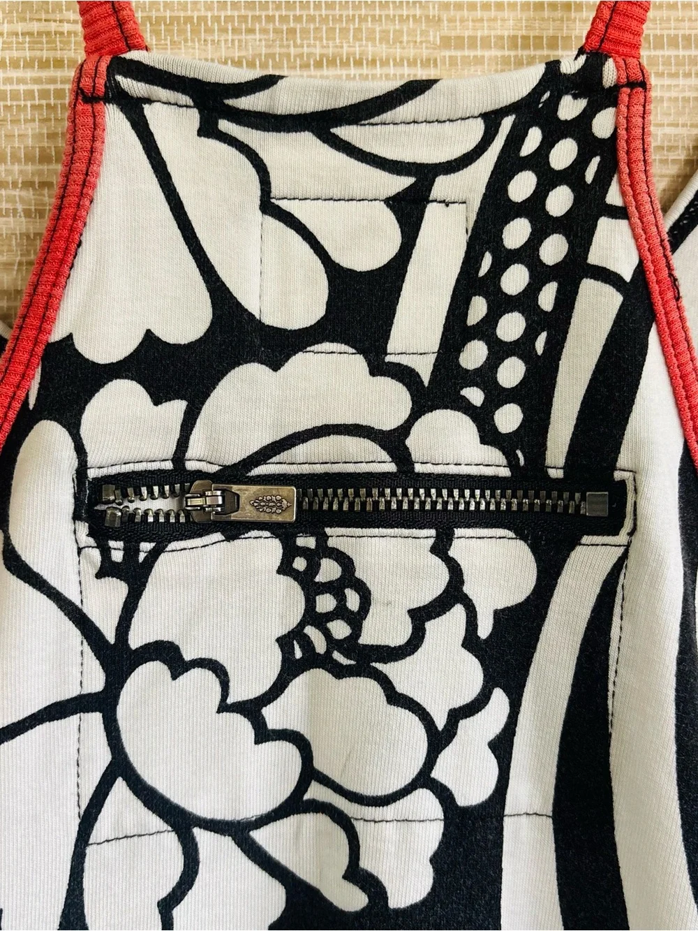 Free People Hot Shot Onsie Rare Unicorn / Padma Print Medium Black & White